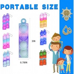 75 Pcs Mini Pop Fidget Keychain Toys Valentines Day Gifts for Kids Mini Pop Bulk Party Favors for Kids 3-5 4-8 Push Popping B...