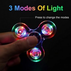 Fidget Spinners 12 Pack Valentines Gifts Party Favors Led Light Up Fidget Toys for Kids Bulk Goodie Bag Stuffers Fidget Packs...