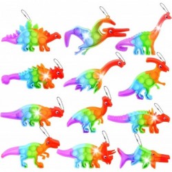 Mini Pop Keychain Dinosaur Fidget Toys Pop Fidget Party Favors for Kids Birthday Goodie Bag Stuffers Treasure Box Toys for Cl...