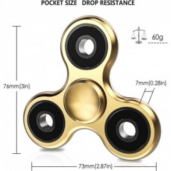 Fidget Spinner EDC ADHD Stress Relief Reducer Toys High Speed Bearing Metal Hand Spinners Anxiety Finger Toys for Kids Adults...