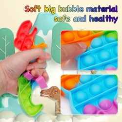 Dinosaur Sensory Pop Fidget Toy Pop Bubble Popper Its Fidget Toys Pack Kids Sensory Silicone Anxiety Popping Fidgets Toy Set ...