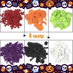 500PCS Glitter Halloween Foam Craft Stickers Self Adhesive Pumpkin Shape 3D Stickers for Pumpkin Decor Trick or Treat Bags Ca...