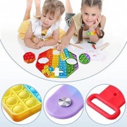 Big Size Push Pop Bubble Sensory Popper Fidget Toys Puzzle Shape Matching It Anxiety Relief Pop Fidget Toy ADHD Autism and Sp...