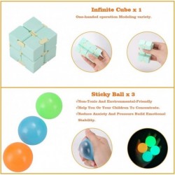 Fidget Toys Pack Fidget Toys Stress Relief Toys for Adult Children Fidget Toy Pack Fidget Box with Bubble Popping Sensory Toy...