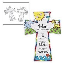 Color Your Own Child of God Crosses - Crafts for Kids and Fun Home Activities $32.97 Kids' Drawing & Writing Boards