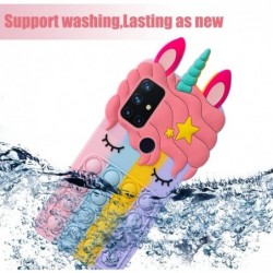 for OnePlus Nord N10 5G with Strap Fidget Toys Stress Relief Phone Case Push Pop Bubble 3D Cartoon Funny Cute Silicone Cover ...