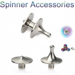 Metal Fidget Spinner 2 Pack Stainless Steel Bearing 3-5 Min High Speed Stress Relief Spin ADHD Anxiety Toys for Adult Kid Aut...