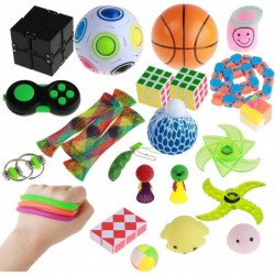 Sensory Toys Set 25 Pcs Sensory Fidget Toys Pack Stress Relief & Anxiety Relief Tools Bundle Fidget Toys Set for Kids Adults ...