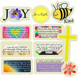 Bible Verse Stickers (Different Verses) - Colorful Quality Christian Scripture Stickers for Bible Journaling - Motivational E...