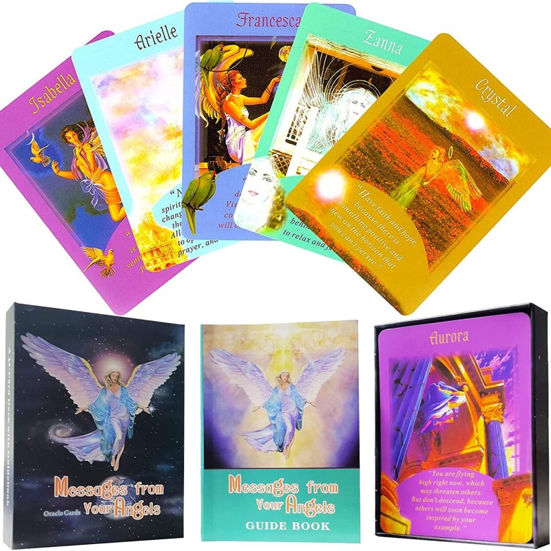 Angel Oracle Cards Message Oracle Deck Love Oracle Cards Decks Messages from Your Angel Oracle Deck $22.54 Fortune Telling Toys