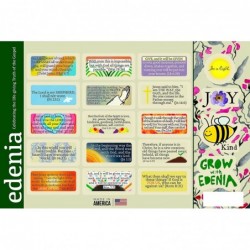 Bible Verse Stickers (Different Verses) - Colorful Quality Christian Scripture Stickers for Bible Journaling - Motivational E...