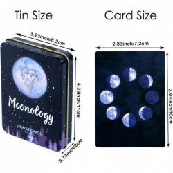 Moonology Oracle Cards in A Tin A 44-Card Deck Gilded Black (Limited Edition) 400 GSM Black Core Cardstock $32.33 Fortune Tel...