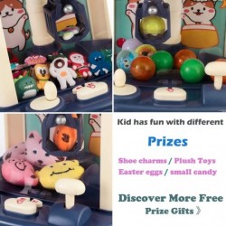 Arcade Claw Machine Candy Crane Game Toy for Kids with Prizes Set - 50 Mini Toys Refill Prizes for Birthday (Blue) $64.49 Gag...