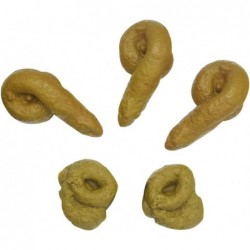 Realistic Prank Funny Poop Toys for Joke Trick Halloween April Fool 's Day Party Look Real 5ps $17.38 Gags & Practical Joke Toys