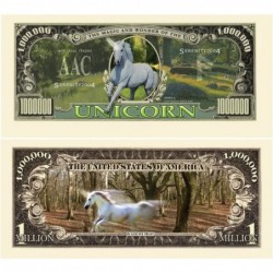 Unicorn Million Dollar Bill - Pack of 100 - Best Gift for Lovers of This Mystical Creature $43.67 Gags & Practical Joke Toys