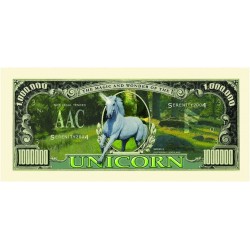 Unicorn Million Dollar Bill - Pack of 100 - Best Gift for Lovers of This Mystical Creature $43.67 Gags & Practical Joke Toys