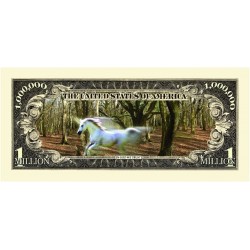 Unicorn Million Dollar Bill - Pack of 100 - Best Gift for Lovers of This Mystical Creature $43.67 Gags & Practical Joke Toys