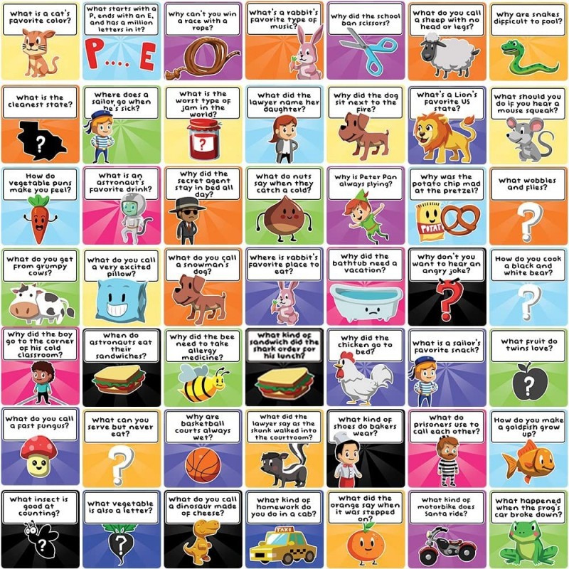 150 Joke Cards for Kids Vol.3 - Lunch box Notes for Kids - Inspirational Motivational Cards for Children - Jokes and Puns for...