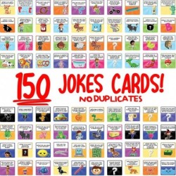 150 Joke Cards for Kids Vol.3 - Lunch box Notes for Kids - Inspirational Motivational Cards for Children - Jokes and Puns for...