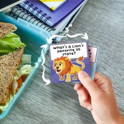 150 Joke Cards for Kids Vol.3 - Lunch box Notes for Kids - Inspirational Motivational Cards for Children - Jokes and Puns for...