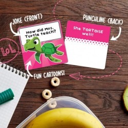 150 Joke Cards for Kids Vol.3 - Lunch box Notes for Kids - Inspirational Motivational Cards for Children - Jokes and Puns for...