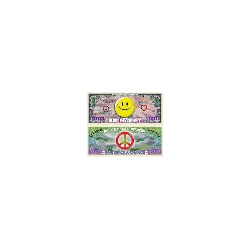 Smiley Face Million Dollar Bill - Pack of 100 - Super Fun Novelty Gift - Best Party Favors $44.58 Gags & Practical Joke Toys