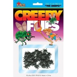 Carded Creepy Flies $12.50 Gags & Practical Joke Toys