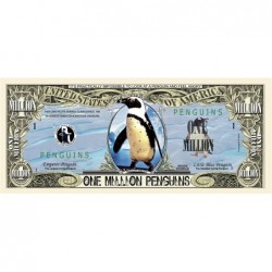 Pack of 25 - Penguins Million Dollar Bills - Best Collectible Gift for Penguin Lovers $22.24 Gags & Practical Joke Toys