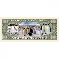 Pack of 25 - Penguins Million Dollar Bills - Best Collectible Gift for Penguin Lovers $22.24 Gags & Practical Joke Toys