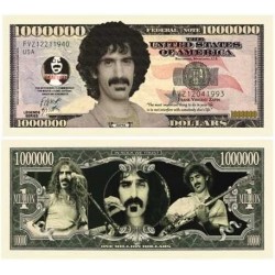 Frank Zappa Million Dollar Bills - Pack of 100 - Collectible Novelty Million Dollar Bills - Best Gift for Zappa Fans $42.33 G...