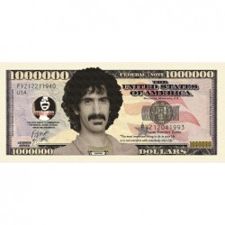 Frank Zappa Million Dollar Bills - Pack of 100 - Collectible Novelty Million Dollar Bills - Best Gift for Zappa Fans $42.33 G...