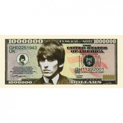 George Harrison Million Dollar Bill in Currency Protector - Best Gift for Beatles Fans $14.21 Gags & Practical Joke Toys