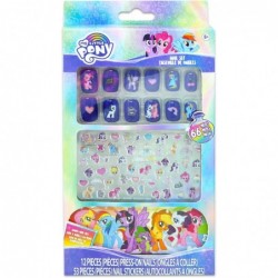 My Little Pony Nail Stickers Set for Girls Kids - Bundle with 66 My Little Pony Stick On Nails and Stickers for my little pon...