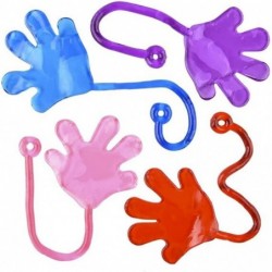 Sticky Hands Vinyl Stretchy Sticky Fingers with Long String in Assorted Colors (12-Pack) $17.00 Gags & Practical Joke Toys