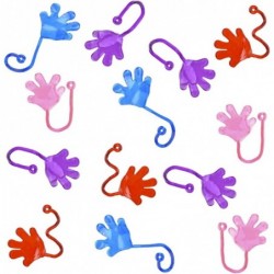 Sticky Hands Vinyl Stretchy Sticky Fingers with Long String in Assorted Colors (12-Pack) $17.00 Gags & Practical Joke Toys