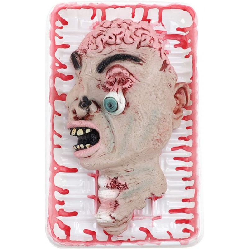 Halloween Creepy Severed Organs Props Horror Fake Bloody Human Head Party Supplies Carnival Haunted House Decoration $28.14 G...