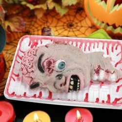 Halloween Creepy Severed Organs Props Horror Fake Bloody Human Head Party Supplies Carnival Haunted House Decoration $28.14 G...