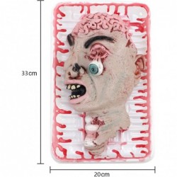 Halloween Creepy Severed Organs Props Horror Fake Bloody Human Head Party Supplies Carnival Haunted House Decoration $28.14 G...