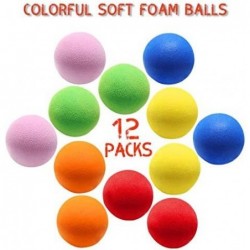 12 Pieces Soft Foam Balls - Lightweight Mini Play Balls for Safe Indoor Toys Fun - Vibrant Assorted Colors Balls - Unique Bir...