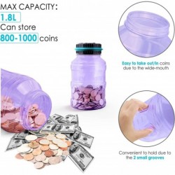 Large Piggy Bank for Adults Kids Digital Coin Counting Bank with 1.8L Capacity Great Coin Bank Money Jar for Adults Kids with...