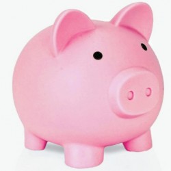 Cute Piggy Bank for Pig Money Bank Coin Bank for Boys and Girls My First Unbreakable Money Bank Large Size Decoration Savings...