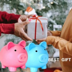 Cute Piggy Bank for Pig Money Bank Coin Bank for Boys and Girls My First Unbreakable Money Bank Large Size Decoration Savings...