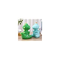 Dinosaur Money Bank Kids Coin Bank Cute Animal Dinosaur Latex Large Capacity Money Banks with Opening Best Christmas Birthday...