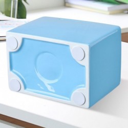 Blue Coin Bank Ceramic Girls Piggy Bank for Adults Must Break to Open Boys Money Box Jar Mini Safe for Kids Savings alcancias...