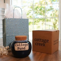 College Fund Piggy Bank College Money Bank Candy Jar Graduation Gifts $48.41 Kids' Money Banks