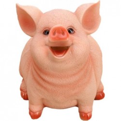 Resin Cute Pig Piggy Bank Coin Bank for Girls Boys Adults (Big) $29.72 Kids' Money Banks