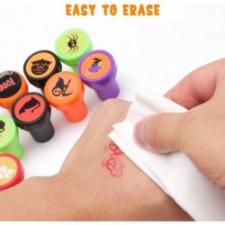 50PCS Halloween Assorted Stamps 50 Halloween Theme Designs Kids Self-Ink Stamps(5 Colors) for Halloween Party Supplies Goodie...