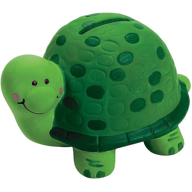 Do It Yourself Ceramic Turtle Banks-1Dz - Crafts for Kids and Fun Home Activities $66.93 Kids' Money Banks