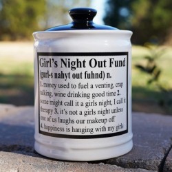 Girls Night Out Fund Piggy Bank Candy Jar Friend Gifts Sister Gifts $48.20 Kids' Money Banks