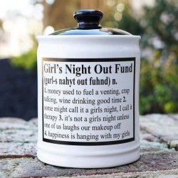 Girls Night Out Fund Piggy Bank Candy Jar Friend Gifts Sister Gifts $48.20 Kids' Money Banks